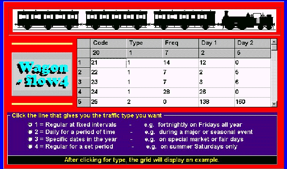Timesetters screen